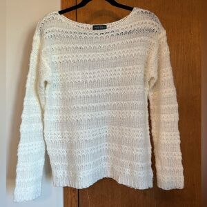 Ralph Lauren White Knit Sweater